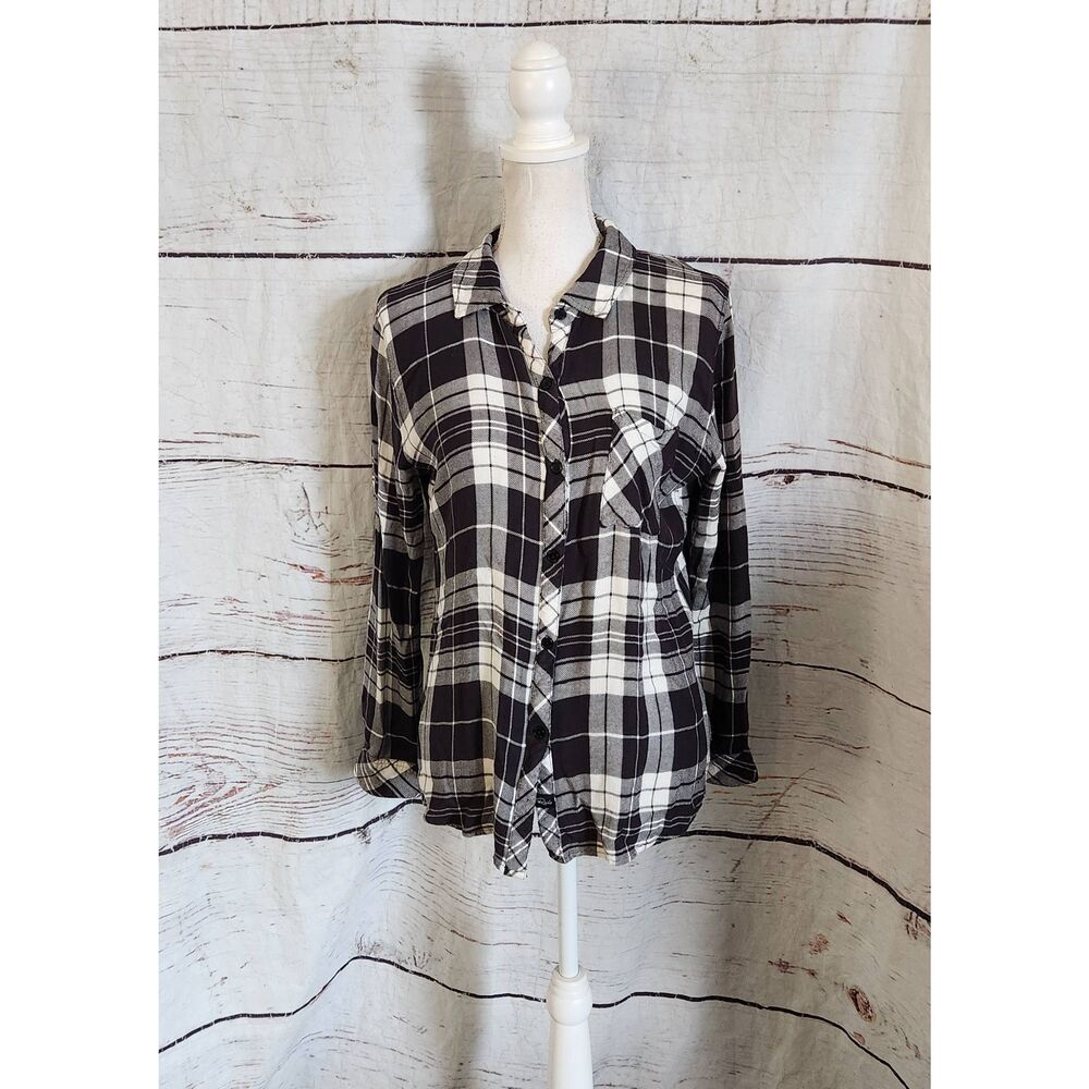 Rails Plaid Hunter Button Down Shirt Size Medium